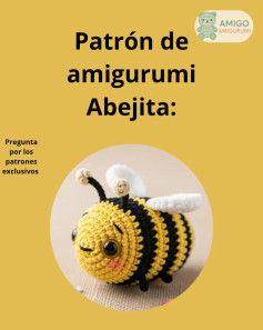 Patrón de amigurumi abejita: crea tu propia abeja de crochet