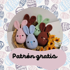 Patrón de amigurumi conejitos de Pascua gratis