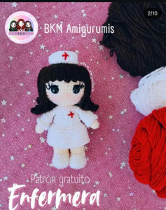 Patrón de Amigurumi de Enfermera: Crea Tu Propia Muñeca de Crochet