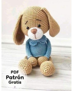 Patron de amigurumi de perro gratis en PDF