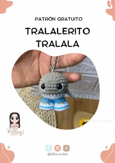 Patrón de amigurumi gratis: Llaverito tierno con zapatillas