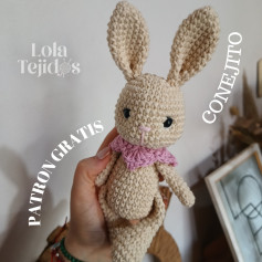 Patrón de Conejito Amigurumi Gratis