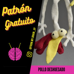 Patrón de crochet gratis: Pollo Deshuesado