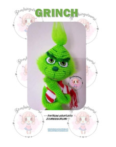 Patrón de Crochet Grinch Gratis