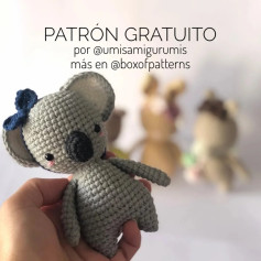 Patrón de koala amigurumi gratis