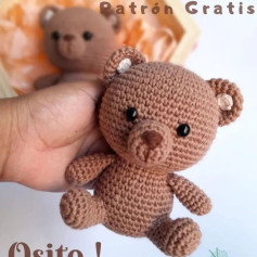 Patrón de osito amigurumi gratis
