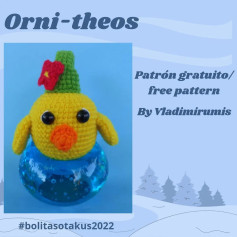 Patrón gratis de pollito amigurumi en flotador