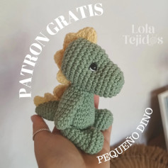 Patrón Gratis: Pequeño Dinosaurio Amigurumi