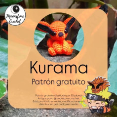 Patrón Gratuito Amigurumi Kurama