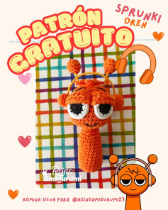 Patrón Gratuito Amigurumi Sprunko Oren