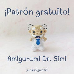¡Patrón gratuito de amigurumi Dr. Simi!
