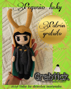 Patrón gratuito de amigurumi Loki