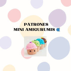 PATRONES DE MINI AMIGURUMIS: MAGDALENAS