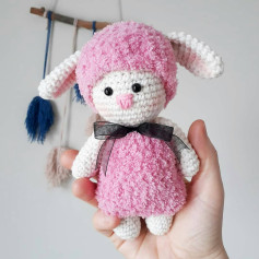 Pembe Kuzu Amigurumi Şeması