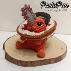 PochiPan: Patrón de Amigurumi Gratis 1500