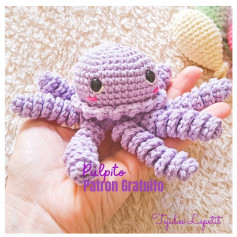 Pulpo Amigurumi: Patrón Gratuito Tejido a Crochet