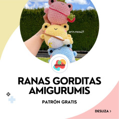 Ranas Gorditas Amigurumi: Patrón Gratis