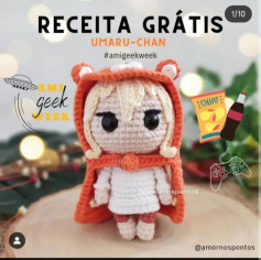 Receita de Amigurumi: Crie Sua Própria Umaru-Chan!