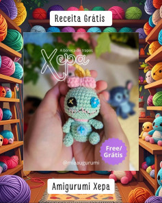 Receita Grátis Amigurumi Xepa: Tutorial em crochê gratuito!