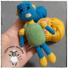 Robot Sevimli Amigurumi Şeması