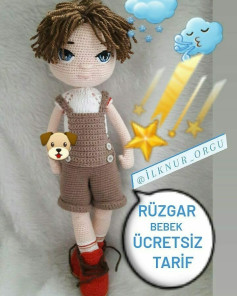 Rüzgar Bebek Amigurumi Şeması Ücretsiz