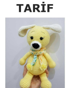 Sarı Köpek Amigurumi Tığ İşi Tarifi
