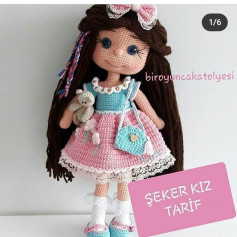 Şeker Kız Bebek Tığ İşi Şeması