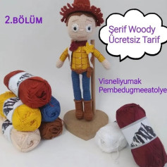 Sheriff Woody Amigurumi, Ücretsiz Tığ İşi Tarifi