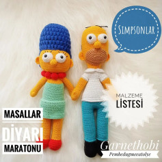 Simpsonlar Amigurumi Şeması