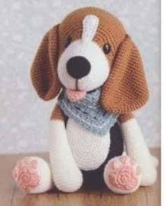 Şirin Beagle Köpeği Amigurumi Şeması