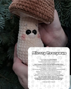 Схема вязання гриба гачком.