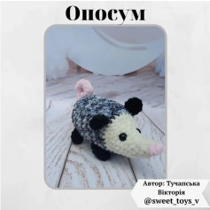 Схема вязання опозиума гачком: мила іграшка
