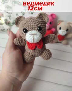 Схема вязання ведмедика 12 см