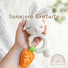 Sonajero de Conejo Crochet Gratis