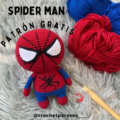 Spiderman Amigurumi: Patrón Gratis