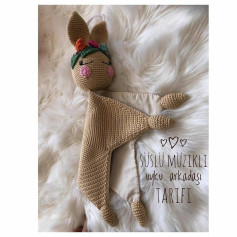 Süsleme ile müzikli uyku arkadaşı amigurumi tarifi