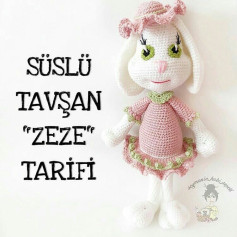 SüsLü Tavşan Zeze Amigurumi Tarifi