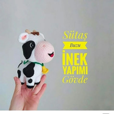 Süttaş İnek Büyük Burun Amigurumi Şeması