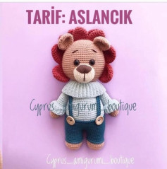 TARİF: Sevimli Aslan Yavrusu Amigurumi