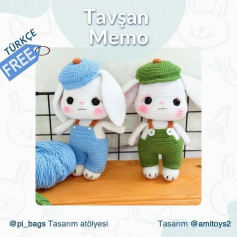 Tavşan Amigurumi Şeması: Ücretsiz Türkçe Kılavuz