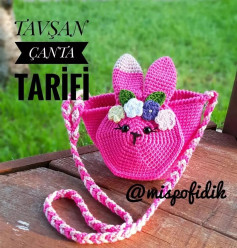 Tavşan Çanta Örgü Şeması