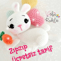 Thỏ len amigurumi: hướng dẫn móc miễn phí