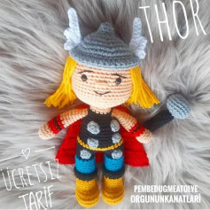 Thor Amigurumi Şeması Ücretsiz