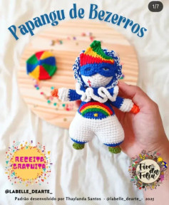 Tiêu đề tiếng Bồ Đào Nha: Grátis: Gráfico de crochê do Papangu de Bezerros