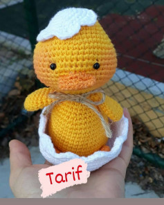 Tığ İşi Bebek Civciv Tarifi