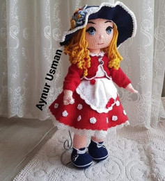 Tığ İşi Bebek Şeması Çok güzel bir bebek 😊
