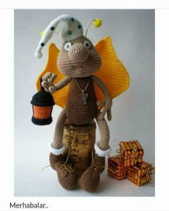 Tığ işi böcek amigurumi şeması