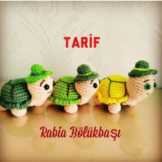 Tığ İşi Kaplumbağa Modeli