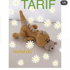 Tığ İşi Sevimli Dinozor Tarifi