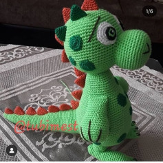 Tığ İşi Sevimli Dinozor Yapımı Sonuncu bölüm
